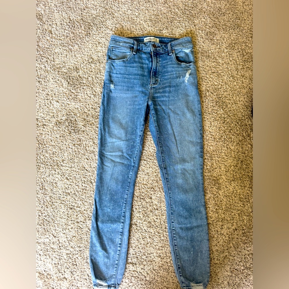High Rise Super Skinny Ankle Jean
